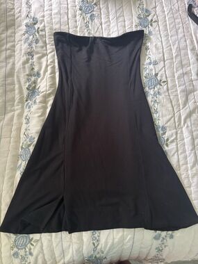 Oh Polly Strapless Black Mini Dress Size 4